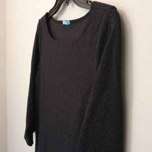 J. McLaughlin Catalina Cloth Crew Neck Top